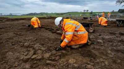 Археологи обнаружили римский торговый город на трассе HS2 в Англии