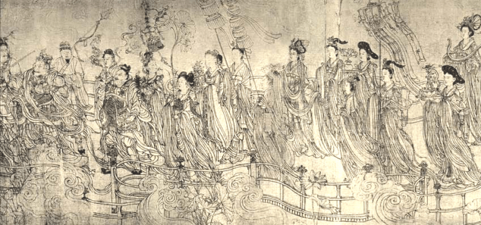 Картина «Восемьдесят семь небожителей» — лучшая работа в жанре традиционной китайской живописи. (Image: via Wikiart) | Epoch Times Россия