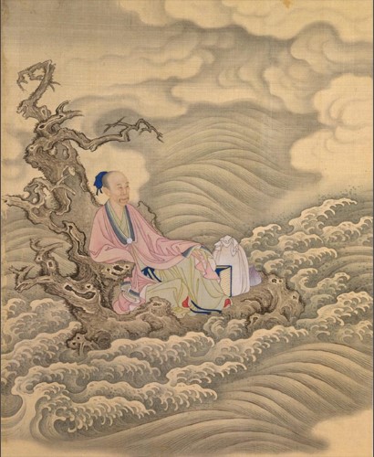 Император Юнчжэн в образе отшельника, переплывающего море. (Image: via Public Domain)