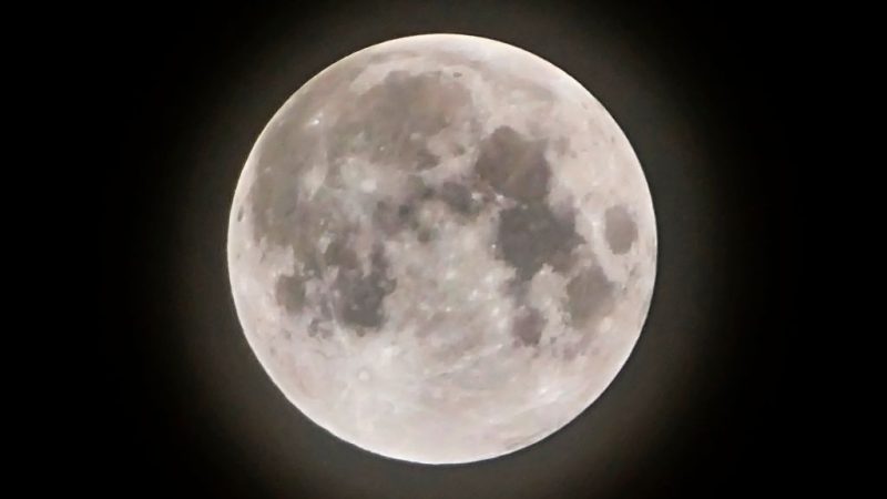 Полная луна, известная как Strawberry Moon, вид из Джакарты перед полутеневым лунным затмением 6 июня 2020 года. Фото: Bay Ismoyo/AFP via Getty Images
 | Epoch Times Россия