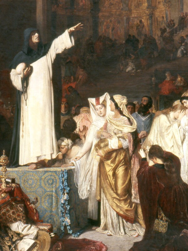 Фрагмент картины «Проповедь Савонаролы против излишеств и роскоши». (Public Domain)