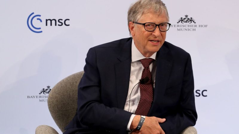 Билл Гейтс, сопредседатель Фонда Билла и Мелинды Гейтс, во время дискуссии на Мюнхенской конференции по безопасности, Мюнхен, Германия, 18 февраля 2022 года. (Alexandra Beier/Getty Images)  | Epoch Times Россия