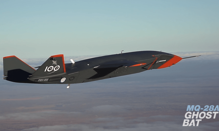 Австралийский беспилотный самолёт Boeing MQ-28A Ghost Bat. Фото: Boeing | Epoch Times Россия