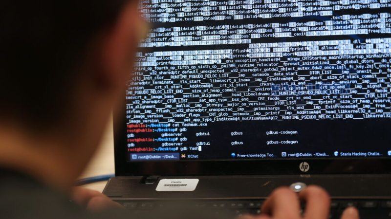 Студент-инженер на соревновании хакеров недалеко от Парижа, 16 марта 2013 года. (AFP via Getty Images/Thomas Samson)
 | Epoch Times Россия