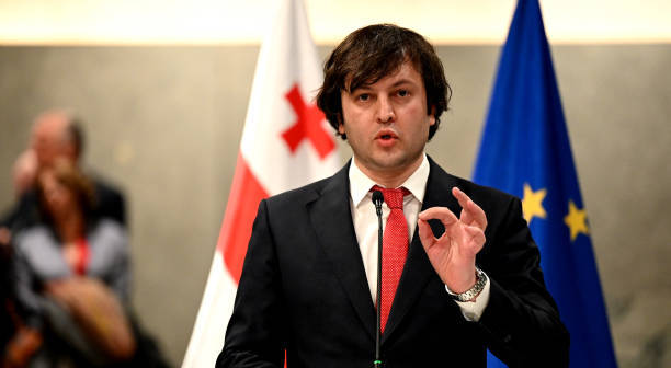Председатель правящей партии «Грузинская мечта» Ираклий Кобахидзе. Фото: VANO SHLAMOV/AFP via Getty Images | Epoch Times Россия