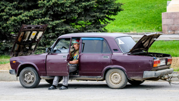 Автомобиль «Лада». Фото: MLADEN ANTONOV/AFP via Getty Images | Epoch Times Россия