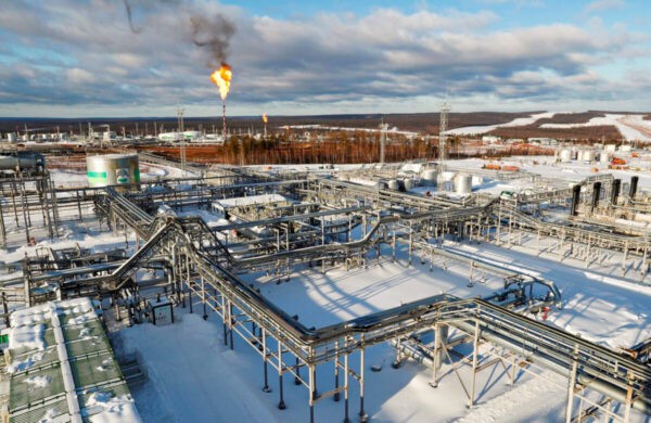 Ярактинское нефтяное месторождение, принадлежащее Иркутской нефтяной компании, Россия, 10 марта 2019 года. (Vasily Fedosenko/Reuters)