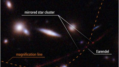 Телескоп «Хаббл» обнаружил звезду Эарендель, самую далёкую в истории наблюдений