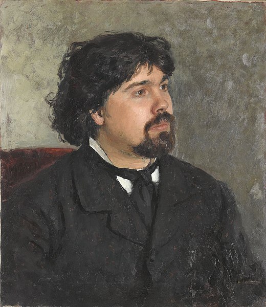 Портрет В. И. Сурикова работы И. Е. Репина (1877)/ru.wikipedia.org/Public Domain