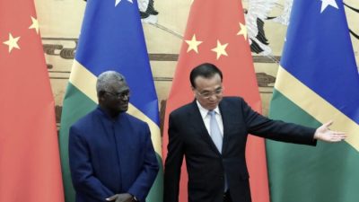 Китай и Соломоновы острова подписали договор о допуске китайских кораблей и оружия в южную часть Тихого океана