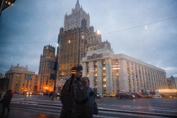 Министерство иностранных дел России в Москве. Фото:  DIMITAR DILKOFF/AFP через Getty Images | Epoch Times Россия