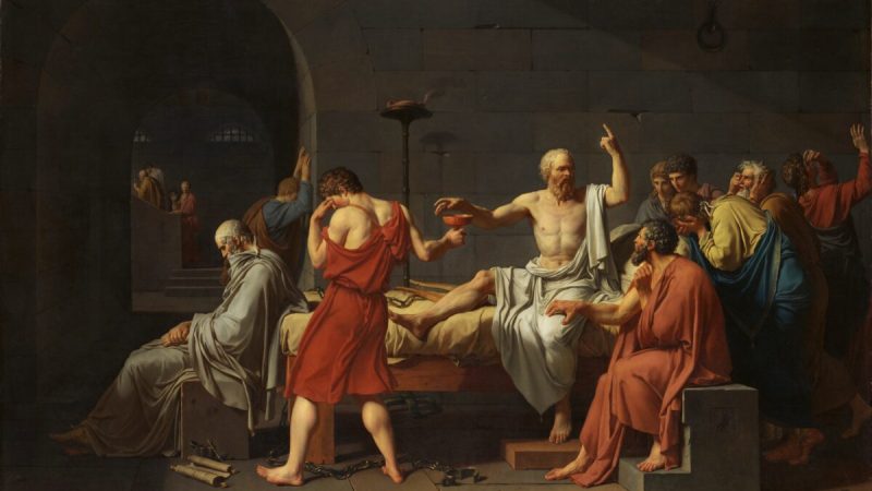 «Смерть Сократа» Жака-Луи Давида около 1787 года. Холст, масло. Метрополитен-музей (общественное достояние). | Epoch Times Россия