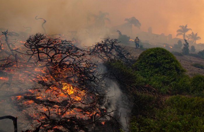 В Южной Калифорнии бушуют лесные пожары, охватывая район за районом