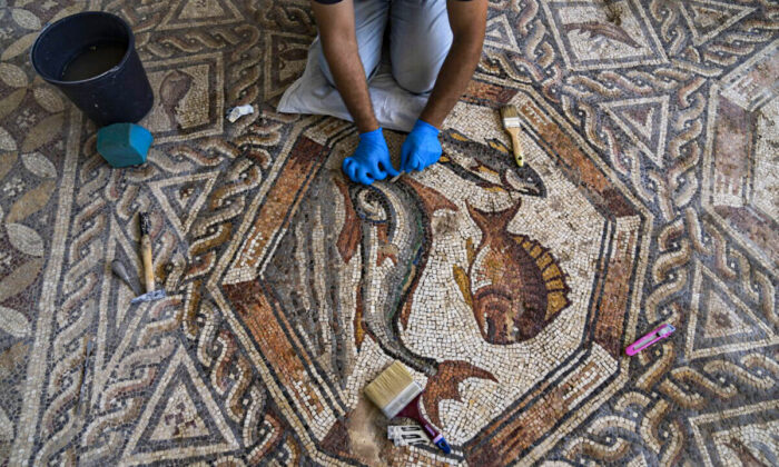 Потрясающие римские мозаики вернулись в Израиль