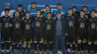 В Дагестане футболисты устроили драку на футбольном поле
