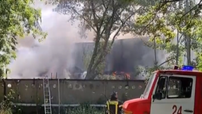 В Москве ликвидирован крупный пожар на Каширском шоссе