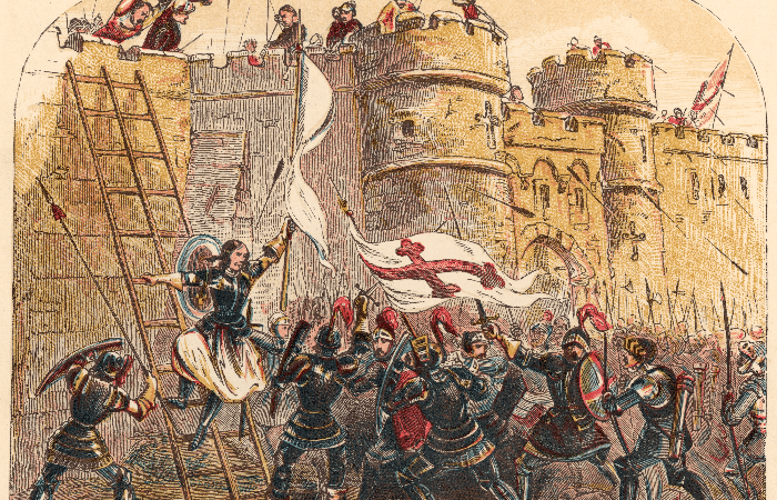 1429 г. — Жанна д’Арк ведёт воинов в битве за Тур. (Фото: Hulton Archive / Getty Images) | Epoch Times Россия
