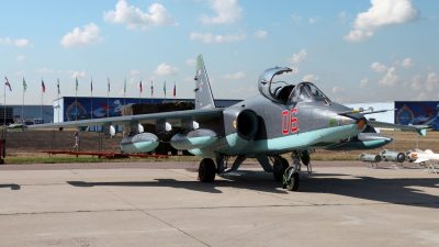 На территории РФ разбился ещё один штурмовик Су-25