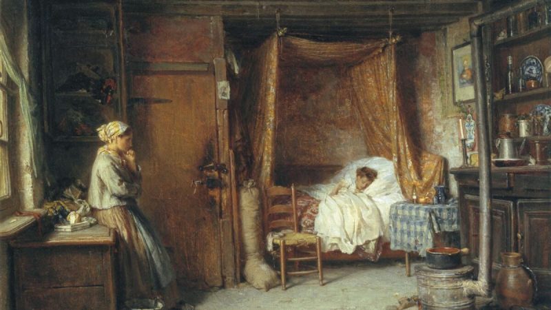 «Больной ребёнок», XIX век, автор Карл Кунг. (Public Domain)
 | Epoch Times Россия