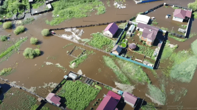 Наводнение в Забайкалье привело к эвакуации людей