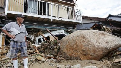 Третий за месяц: тайфун «Талас» в Японии оставил без света 120 тысяч домов, без воды — 55 тысяч
