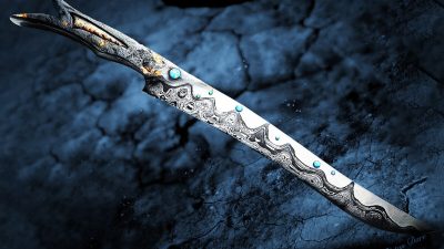 Кузнец выковывает из метеоритного металла возрастом 4,5 миллиарда лет «внеземной» нож — и это выглядит нереально