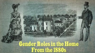 Гендерные роли мужа и жены в доме по этикету джентльмена 1880-х годов