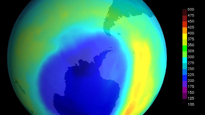 Антарктическая озоновая дыра, сентябрь 2000 года. (Public Domain)  | Epoch Times Россия