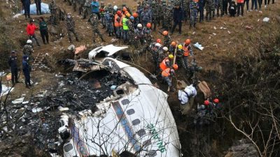 В Непале разбился самолёт с 72 пассажирами, среди них 4 россиянина (Видео)