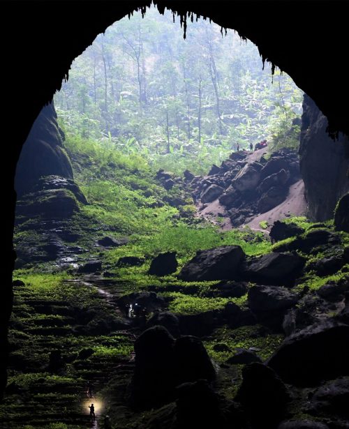 Пейзажи гигантской пещеры переносят туристов во времена юрского периода