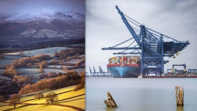 Победители конкурса «Пейзажный фотограф года 2022»: Английские холмы, танкеры «Титаник», грозы и многое другое