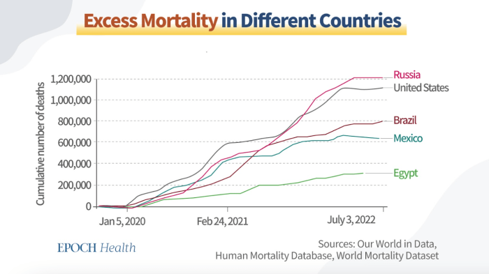 2022 год: избыточная смертность во всём мире вызывает тревогу