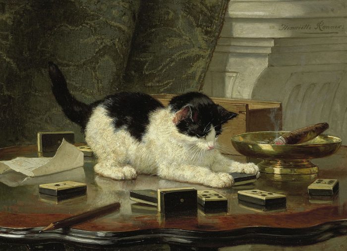 Очаровательные котики на картинах Генриетты Роннер-Книп
