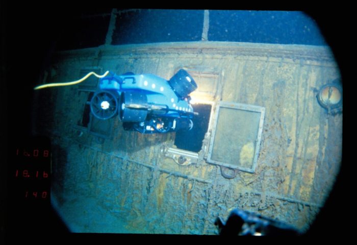 Впервые опубликована полная версия съёмок затонувшего «Титаника»