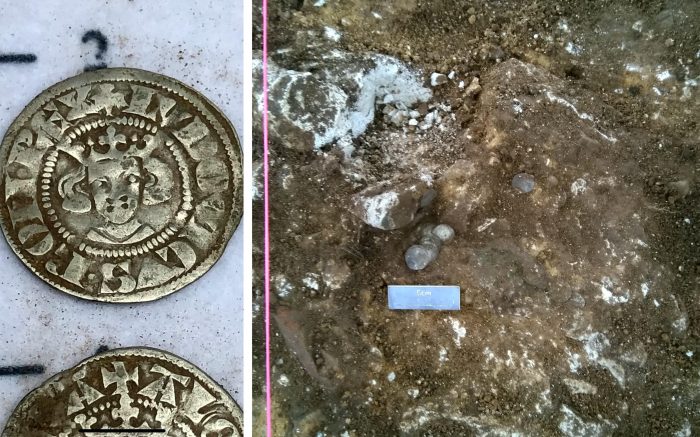 Найденный искателями клад с монетами оценивается в 150 000 фунтов стерлингов