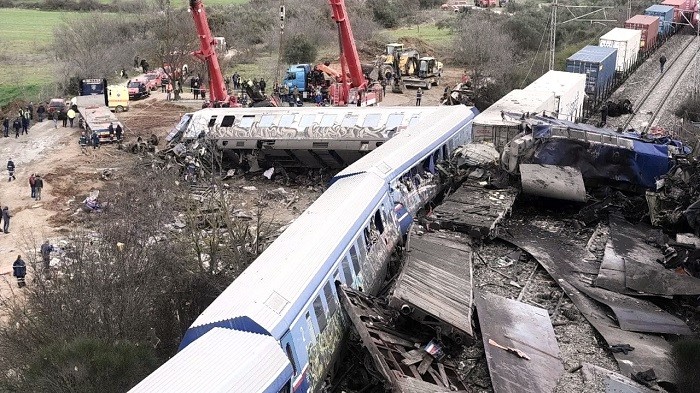 Железнодорожная катастрофа в Греции в районе города Лариса. (Фото vaticannews.va) | Epoch Times Россия