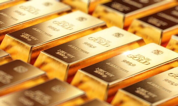 Золотые слитки в банковском хранилище. (Corona Borealis Studio/Shutterstock)
 | Epoch Times Россия
