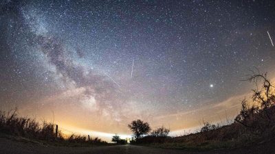 В метеорную «засуху» Лириды украсят ночное апрельское небо