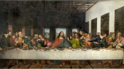 «Тайная вечеря» Леонардо да Винчи и её копия