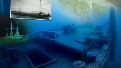 Обнаружено «застывшее во времени» судно XIX века на дне озера Гурон