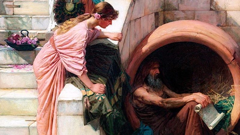 «Диоген», Фрагмент, Джон Уильямс Уотерхаус, 1882 г., Художественная галерея Нового Южного Уэльса, Сидней, Австралия.
 | Epoch Times Россия