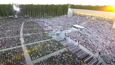 150-летний юбилей Фестиваля песни и танца отмечают в этом году в Латвии