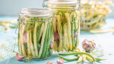 Маринованная зелёная фасоль