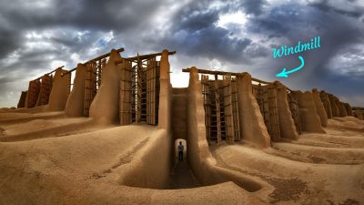 Древние ветряные мельницы, построенные более тысячи лет назад, работают до сих пор