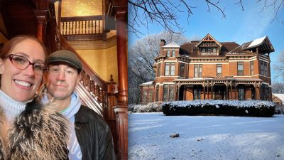 Семья купила старинный особняк, который оказался кладезем спрятанных сокровищ