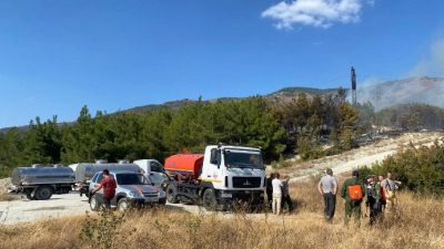 Страшный пожар в Геленджике охватил площадь в 118 га. Жители опасаются за сафари-парк (видео)