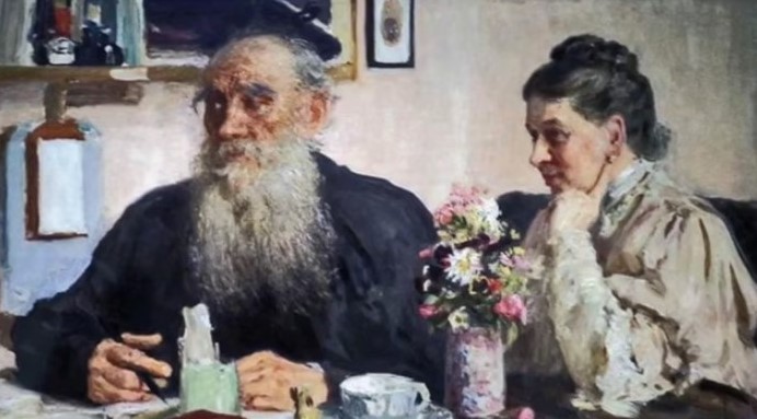 Семья как поле боя в творчестве Льва Толстого и Софьи Толстой. «Чья вина?» против «Крейцеровой сонаты» Лев Толстой, Софья Толстая. (Фото:скриншот/Коллекция Заблуждений/youtube.com)