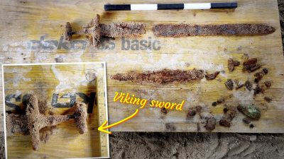 В Норвегии найден меч возрастом более 1000 лет