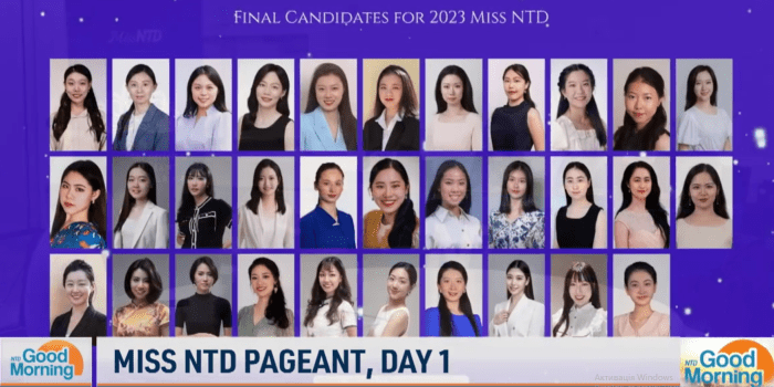 32 конкурсантки «Мисс NTD». Скриншот/youtube.com «Мисс NTD»: В Нью-Йорке стартует новый вид конкурса красоты