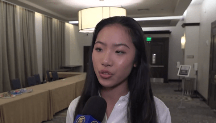 Конкурсантка из Австрии Лия Пань. Скриншот/youtube.com «Мисс NTD»: В Нью-Йорке стартует новый вид конкурса красоты